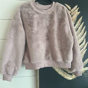 Wild Fable Soft Fuzzy Sweatshirt in lavender mauve